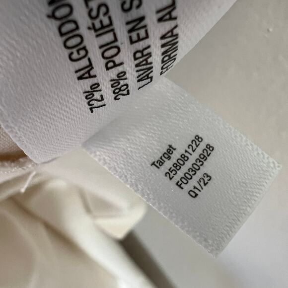 Future Collective Dress Women's 12 Strappy Cream Fit Flare Midi Reese Blutstein - Picture 13 of 13